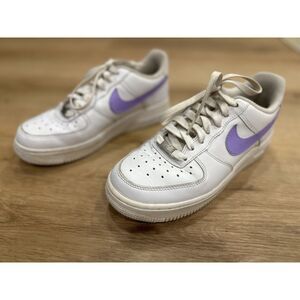 Women's 2009 Nike Air White And Purple Size‎ 6.5 315115-112